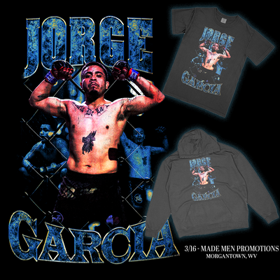 Jorge Garcia Set to Fight on March 16th - Official Fight Merch Now Available