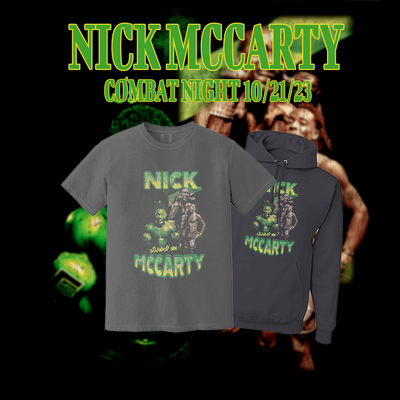 Nick McCarty Returns to the MMA Cage on October 21st - New Fight Merch Available Now!