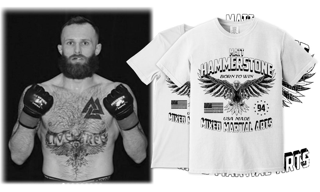 Matt Hammerstone Returns to Action on June 10th New Fight Merch Now