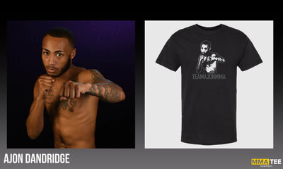 Ajon Dandridge Signs with MMA Tee Company Ahead of June 11th MMA Fight - Official Fight Merch Now Available