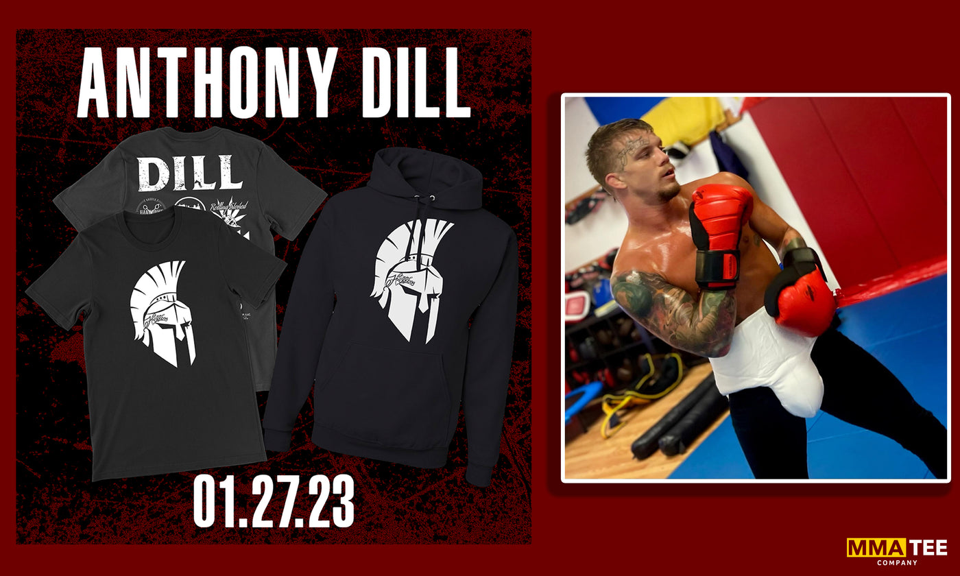 Anthony Dill to Compete at SPARTA 94: King of Sparta Lightweight Tournament on Jan 27th - New Merch Now Available