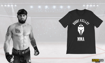 Bobby Kelley Signs with MMA Tee Company Ahead of Art of Scrap on Oct 15th - Official Fight Merch Now Available