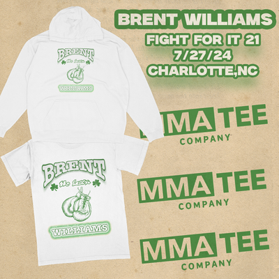 Brent Williams Signs with MMA Tee Company: Epic Showdown Awaits at Fight for It XXI