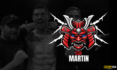 Brett Martin Signs with MMA Tee Company Ahead of NEF 49 - Official Fight Merch Now Available