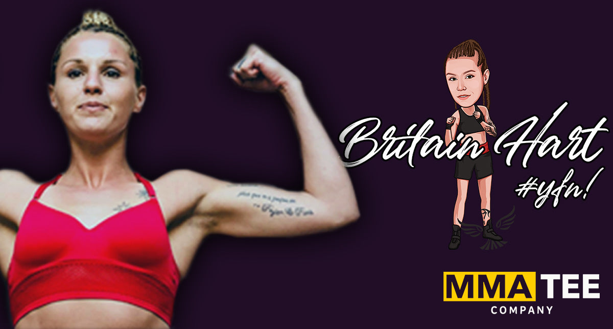 Britain Hart Signs with MMA Tee Company ahead of Upcoming BKFC Fight