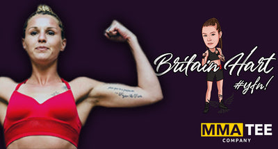 Britain Hart Signs with MMA Tee Company ahead of Upcoming BKFC Fight