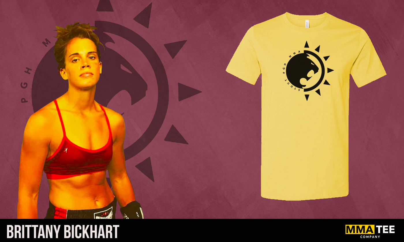 Brittany Bickhart Signs with MMA Tee Company Ahead of Upcoming Fight at Art of Scrap 4