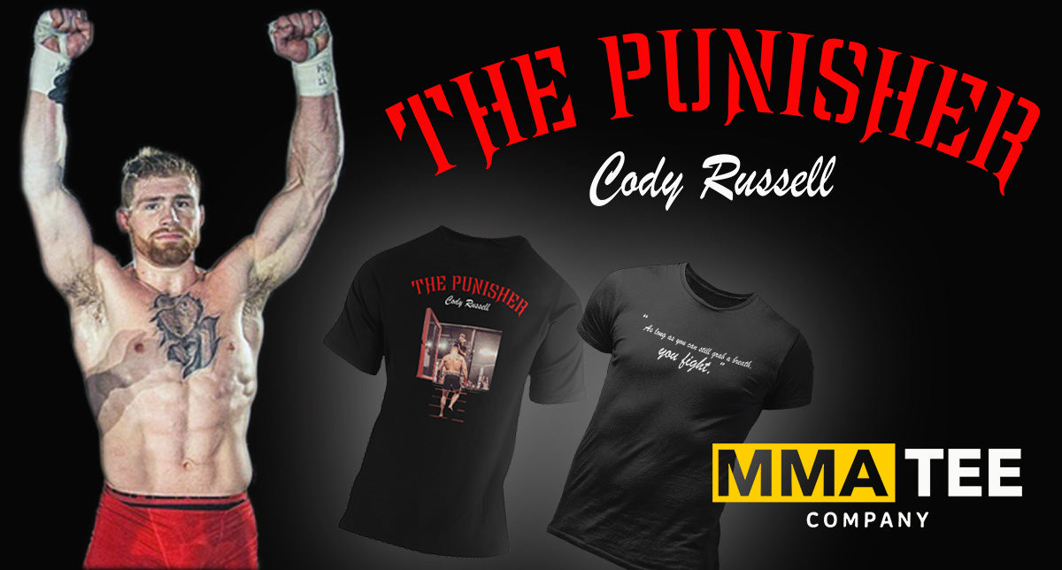 Undefeated Pro MMA Fighter Cody Russell Signs with MMA Tee Company