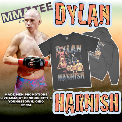 Dylan Harnish Set to Make Professional MMA Debut on September 1st - Official Fight Merch Available Now!