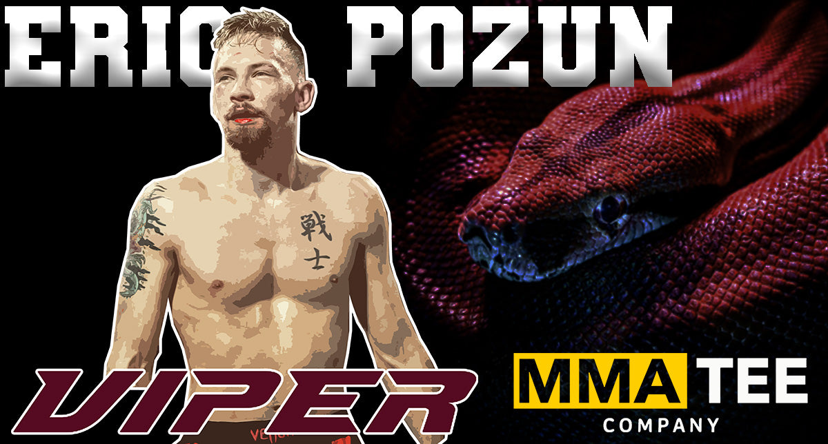 Eric Pozun signs with MMA Tee Company