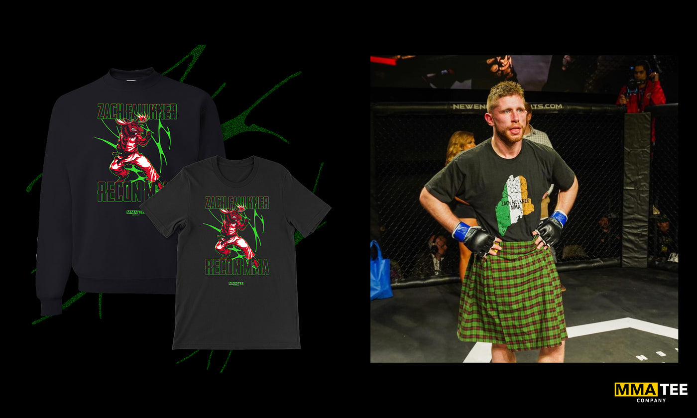 Zach Faulkner Releases Recon MMA Tees & Crews Ahead of NEF 50