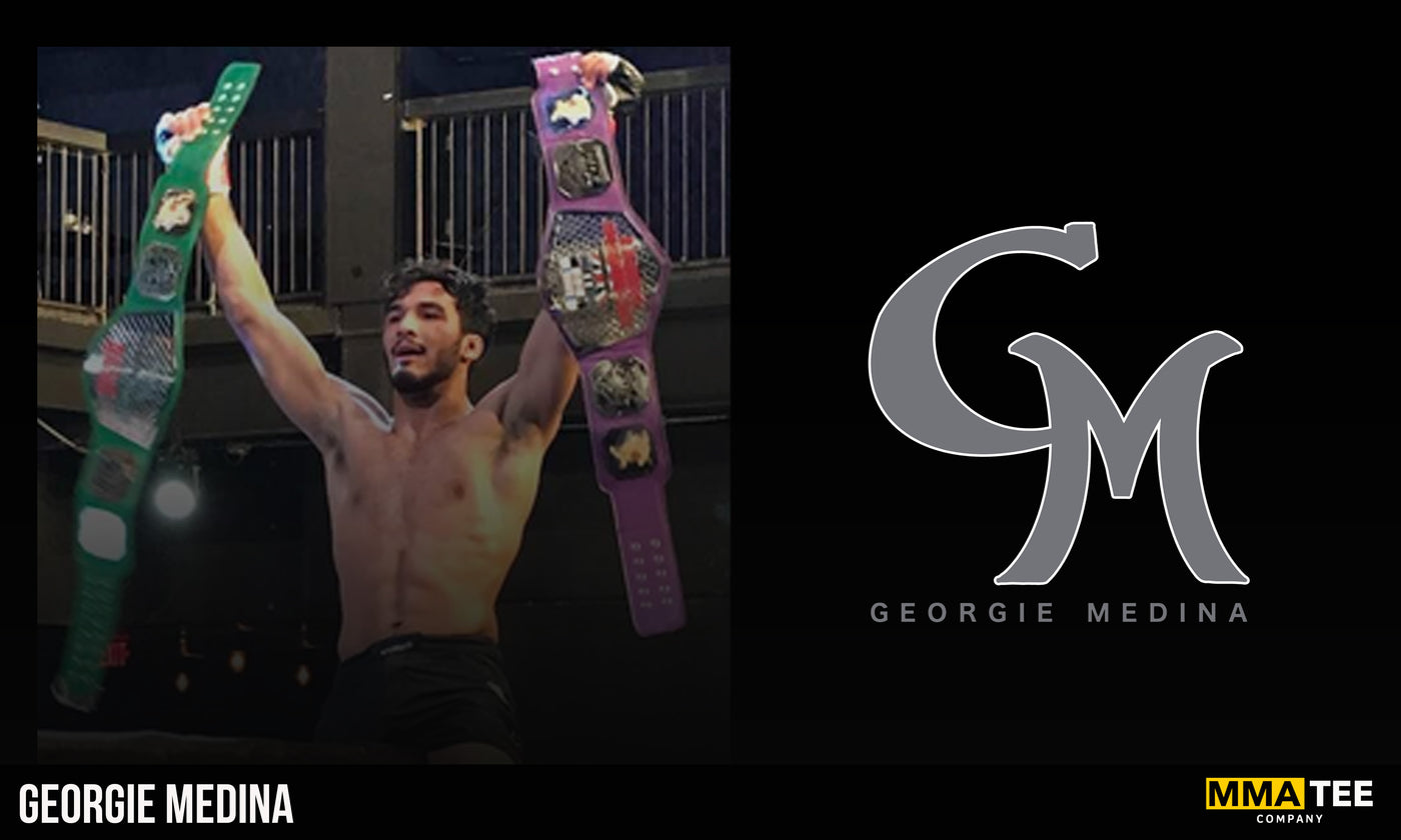 Georgie Medina Signs with MMA Tee Company Ahead of Professional MMA Debut - Official Fight Merch Available!