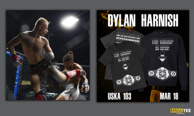 Dylan Harnish Set for USKA 103 - CHAMP Fight Merch is Here