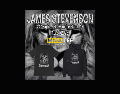 James Stevenson Set to Fight on Oct 21st for 247 - New Fight Merch Now Available!