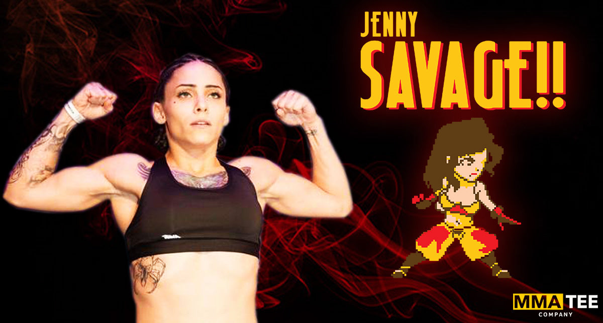 Jenny Savage Signs with MMA Tee Company Ahead of BKFC 19 - Fight Tees Now Available