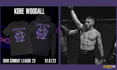 Kobe Woodall Signs with MMA Tee Company Ahead of Title Fight at Ohio Combat League 23