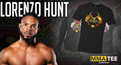 Lorenzo Hunt Returns to the Squared Circle at BKFC 17 - 2021 Fight Tees Now Available