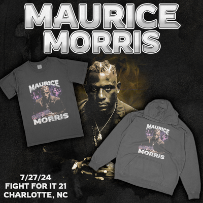 Maurice Morris Signs with MMA Tee Company Ahead of Main Event Fight at Fight for It 21 - Official Fight Merchandise Available Now!