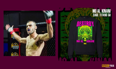 MMA Tee Company Signs Mo Kinani Ahead of Cage Titans 58 - Official Fight Merch Now Available