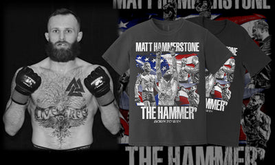 Matt Hammerstone set for Title Fight on August 5th - Born to Win USA Fight Merch Now Live!