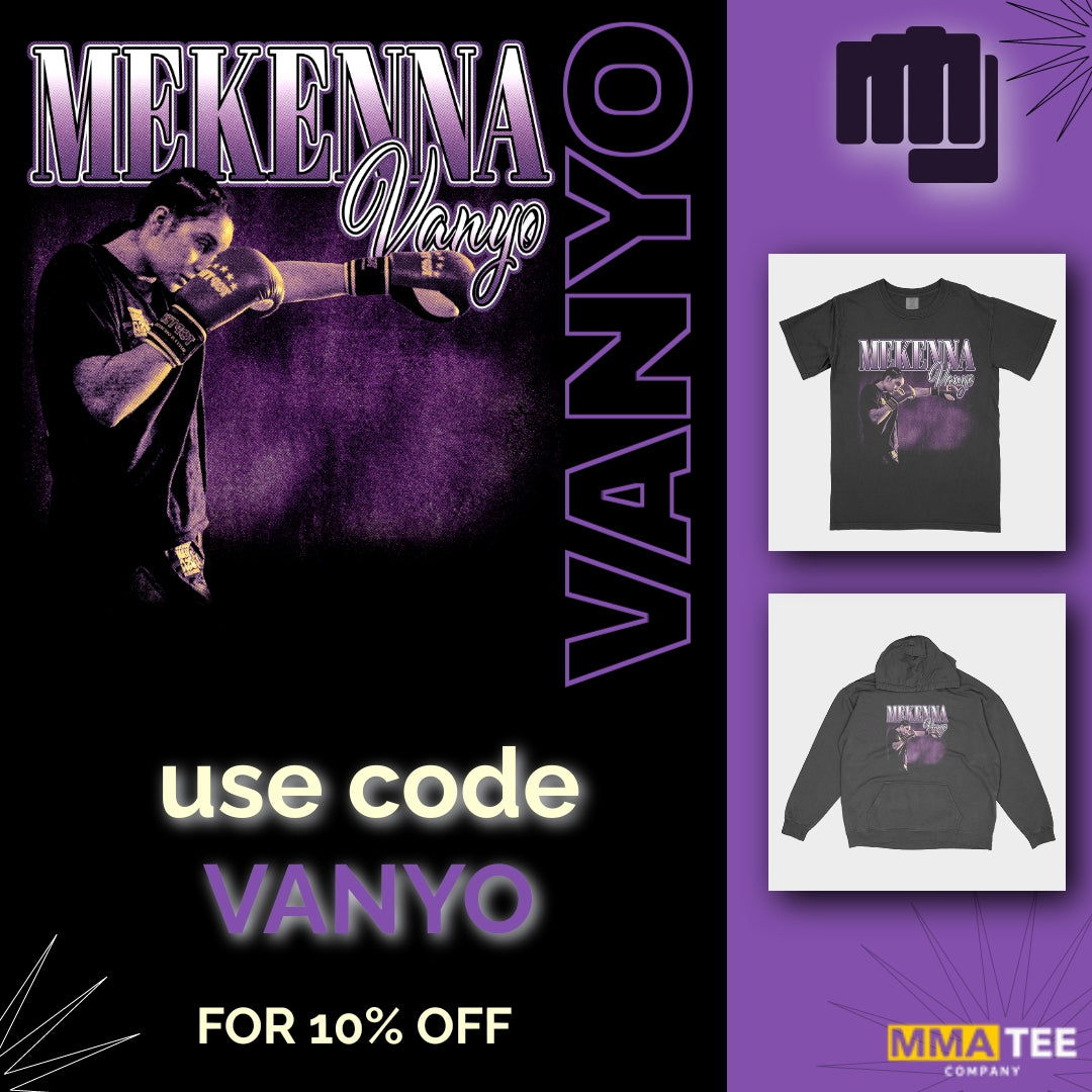 Mekenna Vanyo Signs with MMA Tee Company - Official Fight Merchandise Available Now!