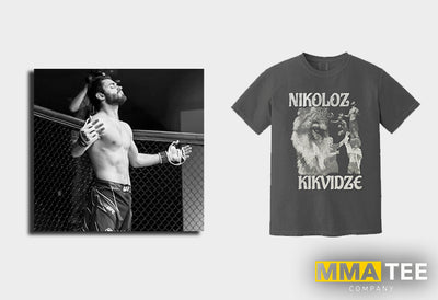 Nika Kikvidze Signs with MMA Tee Co - Releases Limited Edition Fight Merch