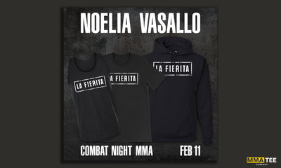 Noelia Vasallo Signs with MMA Tee Company Ahead of Muay Thai Title Fight - Official Fight Merchandise Now Available