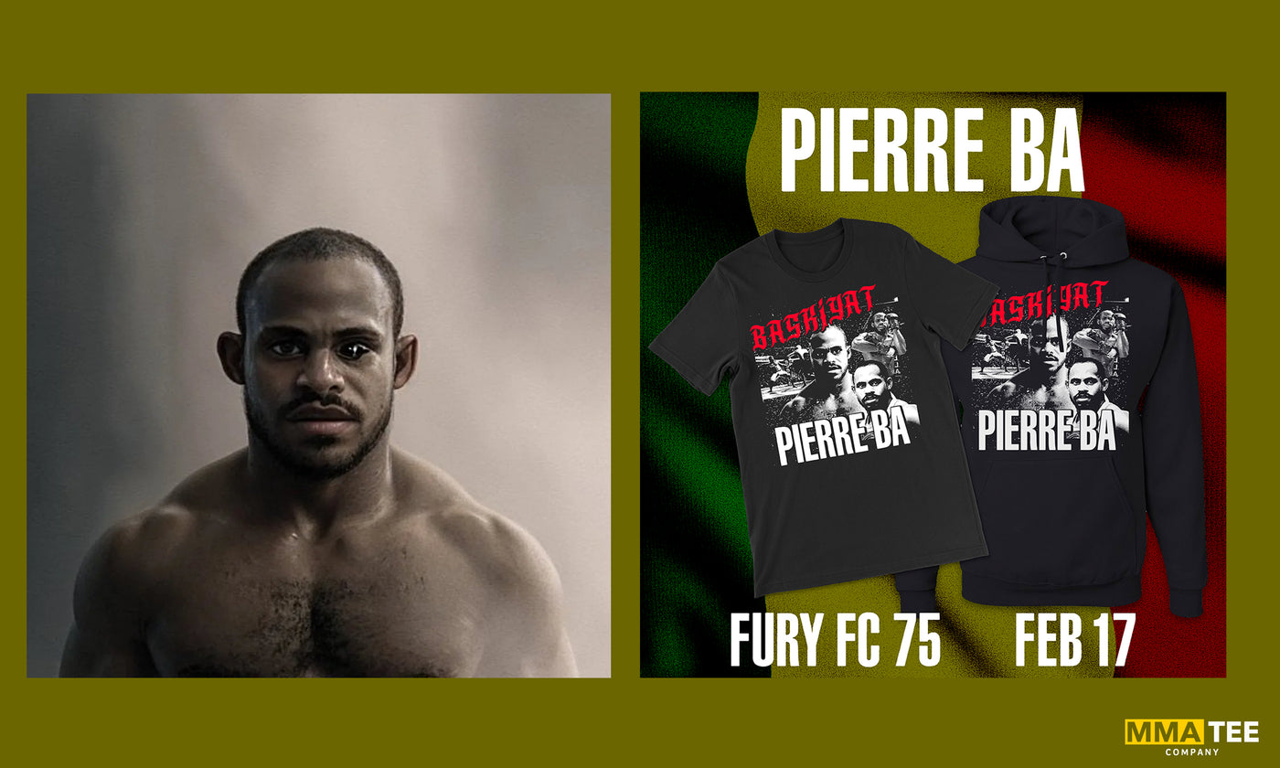 Pierre Ba to Fight at Fury FC 15 on February 17th - Official Fight Merch Now Available