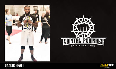 Qaadir Pratt Returns to the Art of War Cagefighting Cage on April 15th - Official Fight Merch Now Available