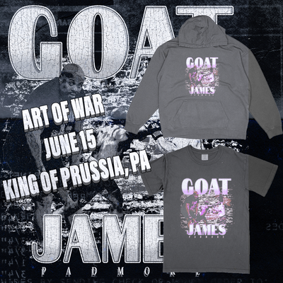 James Padmore Signs with MMA Tee Company Ahead of Art of War 36 Title Fight - Official Fight Merchandise Available Now!