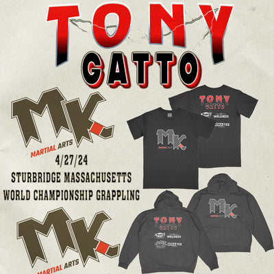 Tony Gatto Signs with MMA Tee Company - Official Fight Merchandise Available Now!