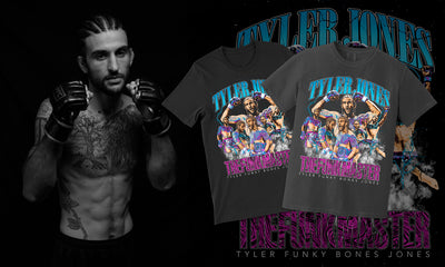 Tyler Jones Set to Make Professional MMA Debut on May 19th - Funk Master Fight Merchandise Available Now