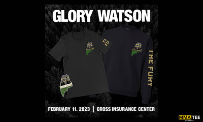Glory Watson Returns to the Cage at NEF: 51 - New Fight Merchandise Now Available