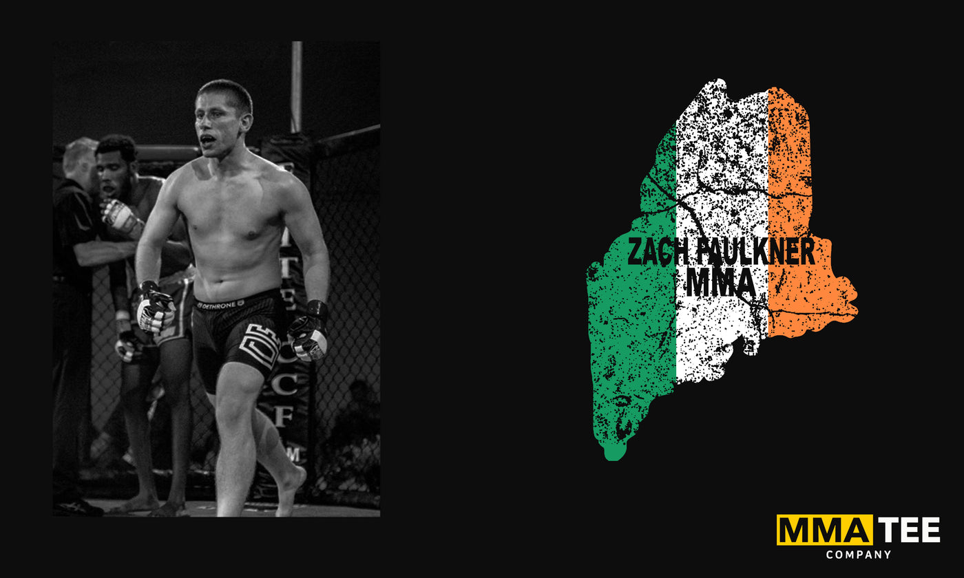 Zach Faulker Signs with MMA Tee Company Ahead of NEF 46 Title Fight - Fight Merch Now Available!