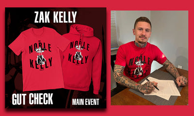 Zak Kelly Returns to the Ring on May 20th - Official Fight Merch Available Now
