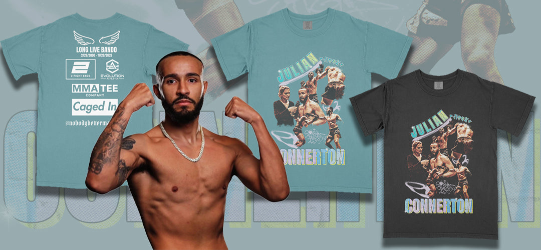 Julian Connerton Returns to the MMA Cage on February 24th - Official Fight Merch Now Available