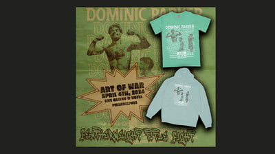 Dominick Parker Set to Fight for Art of War Featherweight Title on April 5th - Official Fight Merch Available Now!